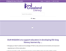 Tablet Screenshot of crosslandliteracy.com